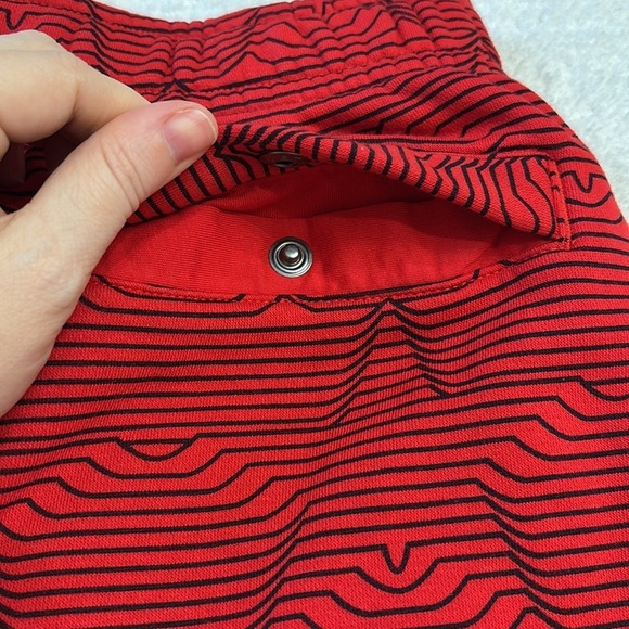 NWOT Mens Red Nike Club Fleece Shorts BB USA Star Pattern Casual Lounge pockets - Picture 7 of 9